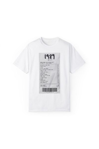 Hilosh Tricou pentru copii Taylor Swift 1989 unisex - Copertă album Plug HC02