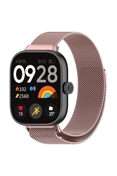 İncisoft Xiaomi Redmi Watch 4-5-6 / 6 Active / 6 Lite Uyumlu Paslanmaz Hasır ...