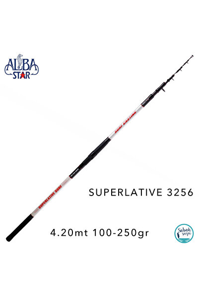 Albastar 3256 Superlative 4.20mt 100-250gr Teleskopik Surf Kamış