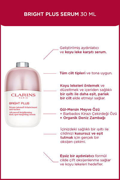 Clarins Bright Plus Serum 30 ml Aydınlatıcı Koyu Leke Serumu
