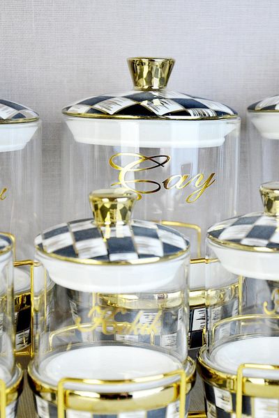 Paçi Leo Checkerboard Patterned Spice Set