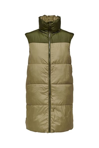 ONLY Onlricky Rev.Long Wistcoat Block Cc Otw - Daunenweste