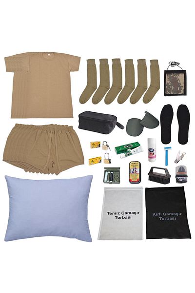 Ö ÖZMERT ASKERİ MALZEME 6-Piece Basic Summer Set - Novice Soldier (K.K.K)