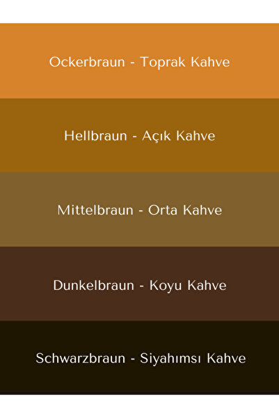 LABİNA Microblading Pigmentasyon Boyaları Favori Kahve Serisi Seti 5x0,5ml