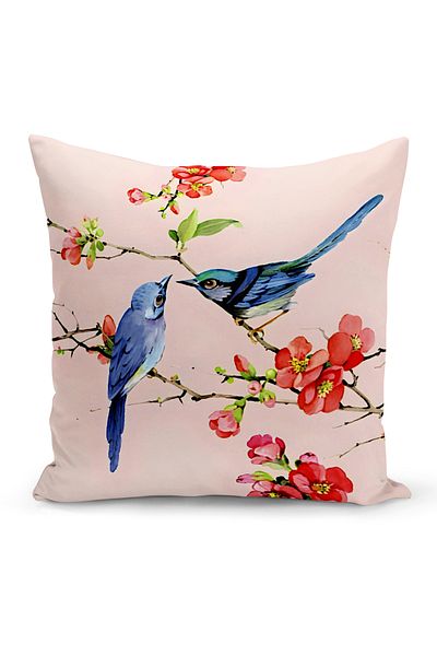 Bertille Home Κάλυμμα μαξιλαριού ριχτάρι σειράς Classic με ψηφιακή εκτύπωση διπλής όψης