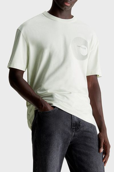 Calvin Klein Cotton Relaxed Fit Crew Neck T Shirt J30J325200CGA Men's T SHIRT J30J325200 CGA