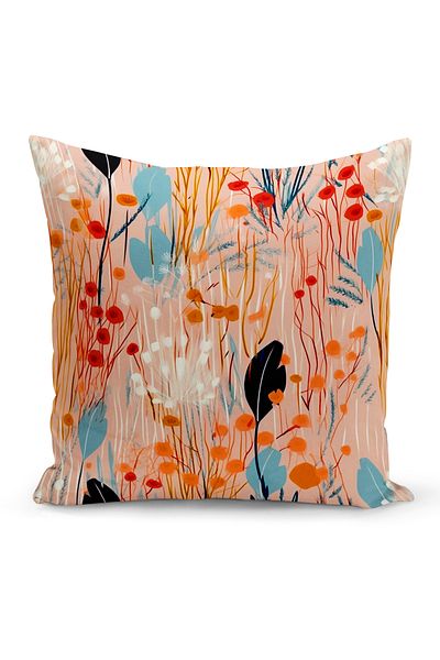 Bertille Home Κάλυμμα μαξιλαριού ριχτάρι σειράς Classic με ψηφιακή εκτύπωση διπλής όψης