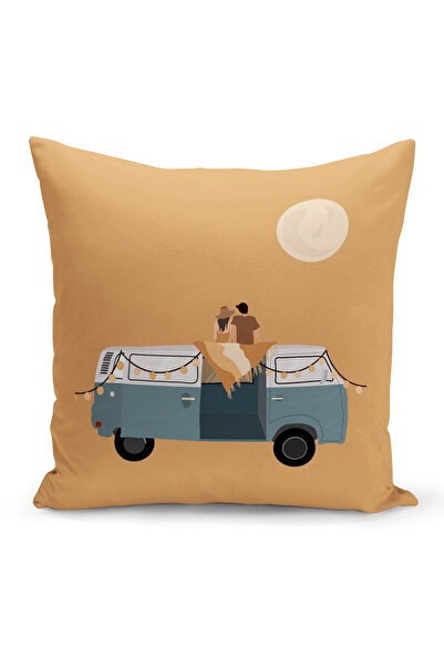 Bertille Home Husă de pernă cu imprimare digitală pe două fețe din seria Bohe...