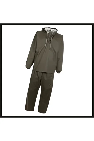 Uygunayakala Uyguna-Catch Khaki Suit Fisherman Raincoat-.TAK.079