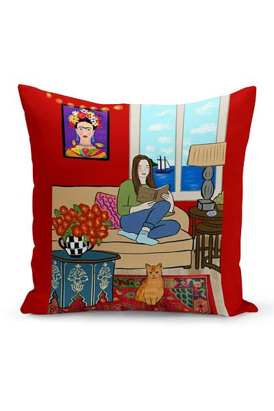 Bertille Home Bohemian Series Double Sided Digital Printed Throw Pillow Case (Bohemian Cushion Cover)