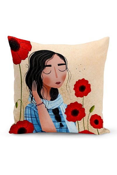 Bertille Home Κάλυμμα μαξιλαριού ριχτάρι διπλής όψης σειράς ρετρό (κάλυμμα μαξιλαριού ρετρό)