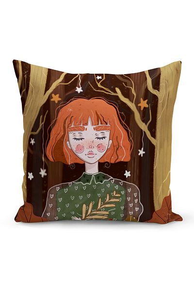 Bertille Home Двустранна калъфка за възглавница с дигитален печат Retro Series