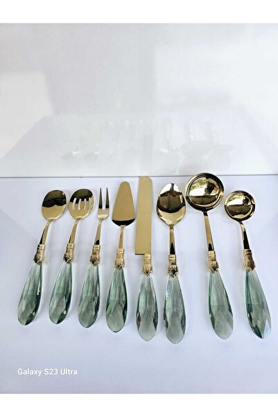 Genel Markalar 8 PARCA SERVİS SETİ YEŞİL