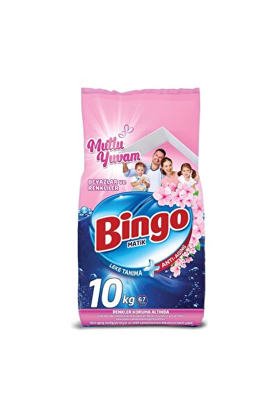 Bingo Matik Konsantre Toz Deterjan 10kg Mutlu Yuvam