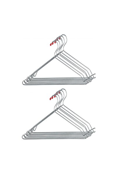 Mehmetçiğin Sesi 12'li Metal Elbise Askısı 2,5 mm Metal Kıyafet Askısı