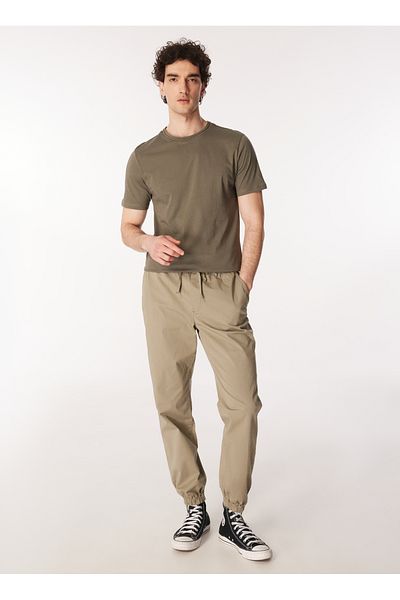 Lee Cooper Regular Leg Khaki Men's Cargo Pants 242 LCM221006 JOGGER 2 KHAKI