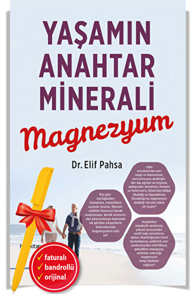hayykitap Alfa Kalem +  Dr. Elif Pahsa / Yaşamın Anahtar Minerali - Magnezyum...