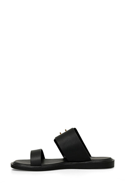 İnci Черни дамски равни чехли INCI SALT 4FX