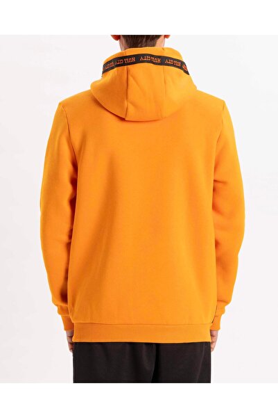 Hull City Taped Hoodie Erkek Amber Sweatshirt