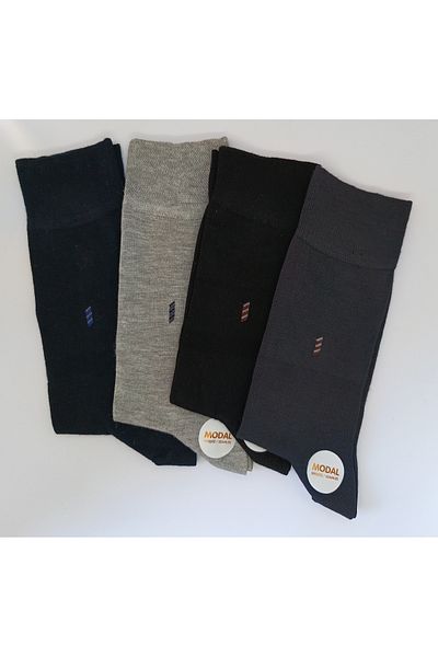 MİMU ÇORAP 3-Piece Modal Men's Sock Set Casual