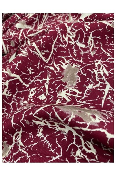 Evimmis Desenli Pamuklu Belmando Viskon Kumaş Elbiselik Eteklik Şalvarlık Çif...