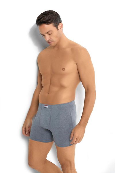 Jiber Ανδρικό Anthracite Cotton Lycra Boxer 274