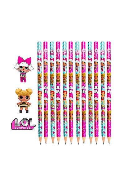 LOL قلم رصاص دائري L.O.L 12 قطعة