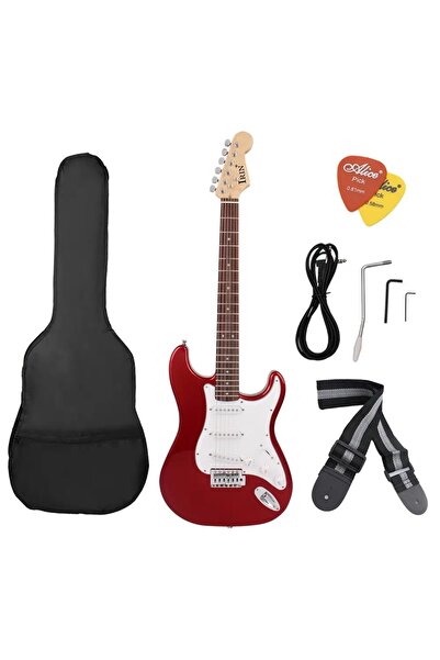 3M MUSİC Elektro Gitar SSS Manyetik Elektro Gitar Seti Gitar,Kılıf,Askı,Kablo...