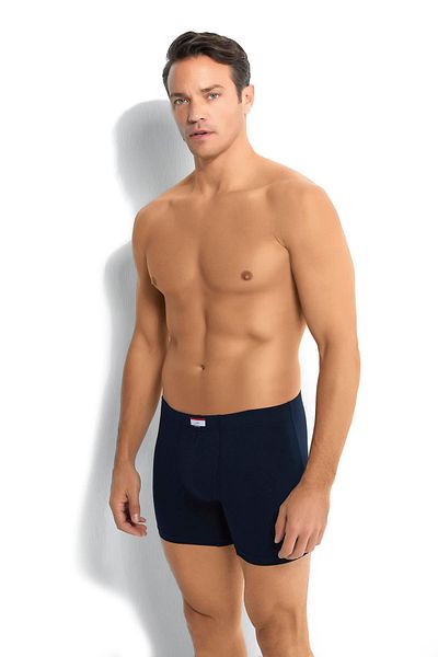 Jiber Ανδρικό Navy Blue Cotton Lycra Boxer 274