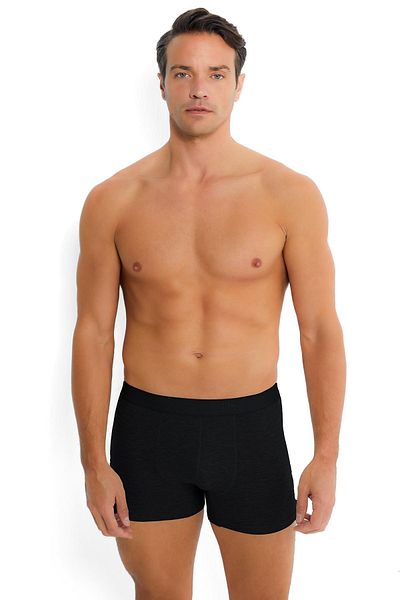 Jiber Ανδρικό μαύρο παχύρρευστο Lycra Boxer 153