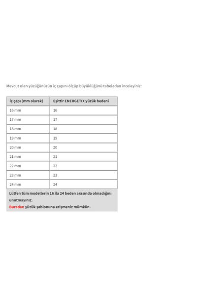 Energetix حلقة مغناطيسية مرنة