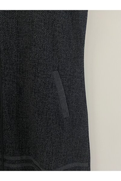 sinankardeşler Women's Zippered Large Size Mother's Vest/Pardes with Pockets