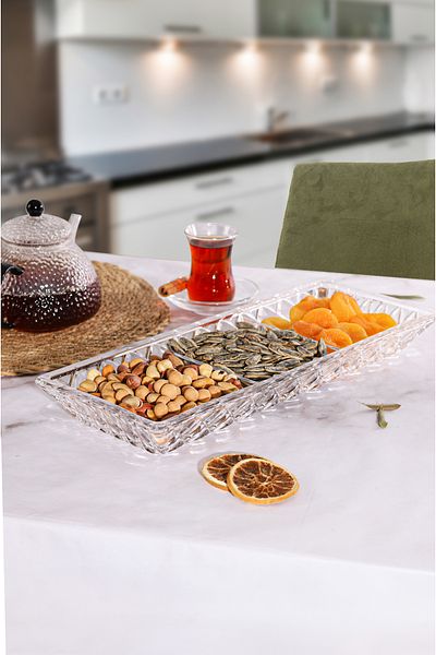 Multiamo Lattice Model Glass 3-Part Presentation Rack