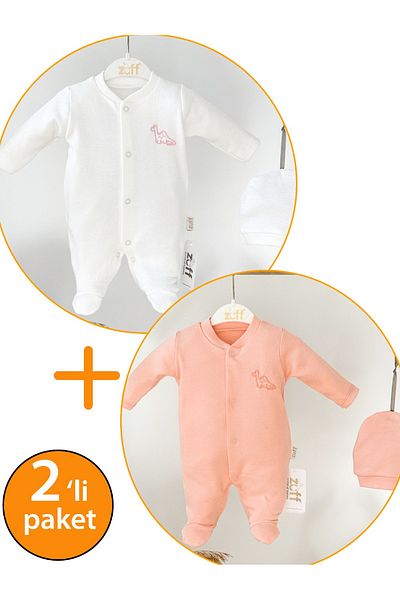 Zuff Baby GIRL PREMATURE BABY BALLS AND HAT 2-PACK