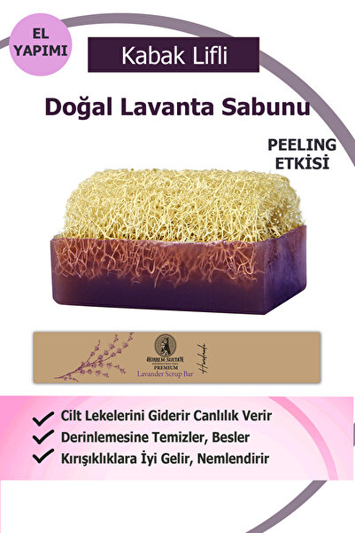Hürrem Sultan Doğal Kabak Lifli Lavanta Sabunu 130 Gr