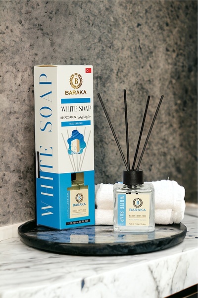 BARAKA BEYAZ SABUN Çubuklu Oda Kokusu 120 ML - YAZA ÖZEL FİYAT !