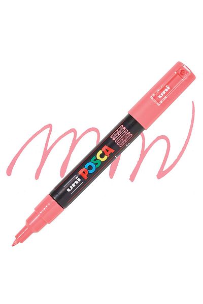 Uni 0.7 Mm.Coral Pink Posca PC-1m Painting Marker