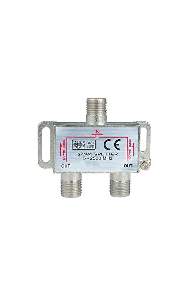 Genel Markalar IRS-1222 Ironstar SPLITTER 1/2 5-2500 MHZ Tek Gelen Sinyali 2 ...