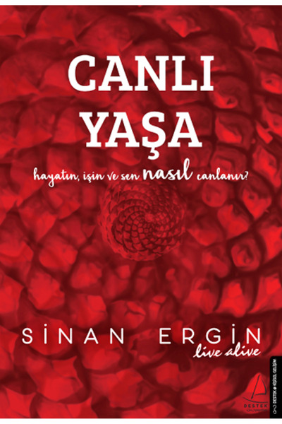 Destek Yayınları Canlı Yaşa kitabı - Sinan Ergin - Destek Yayınları
