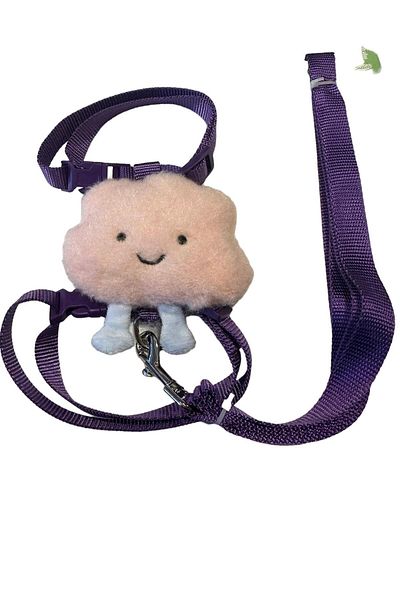 Catlife Clouds Cat and Dog Walking and Chest Collar Set (Chest: 30 cm - 50 cm)