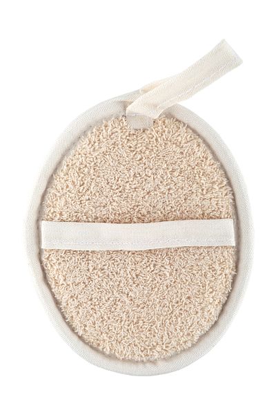 Kifi Natural Pumpkin Oval Face Pad - Double Sided