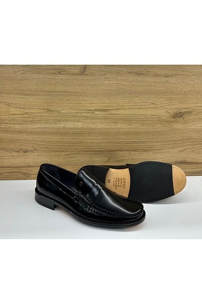 OGGI Oggı 04809 Black Genuine Leather Classic Leather Casual Men's Shoes