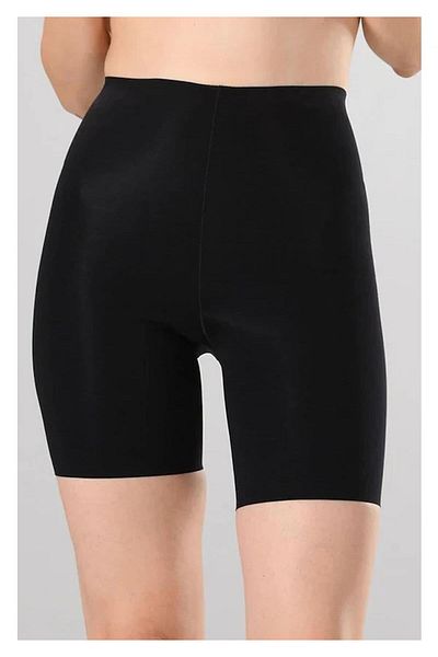 Eros Ersk1006 Silicone Laser Cut Microfiber Short Short Black