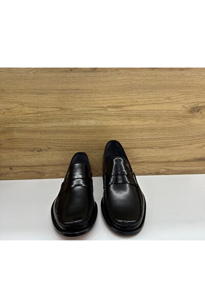 OGGI Oggı 04809 Μαύρα Γνήσιο Δερμάτινο Κλασικό Δερμάτινο Casual Ανδρικά Παπούτσια