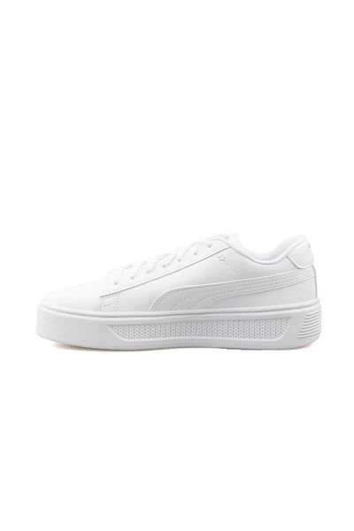 Puma Smash Platform v3-PUMA White-PUMA Silver