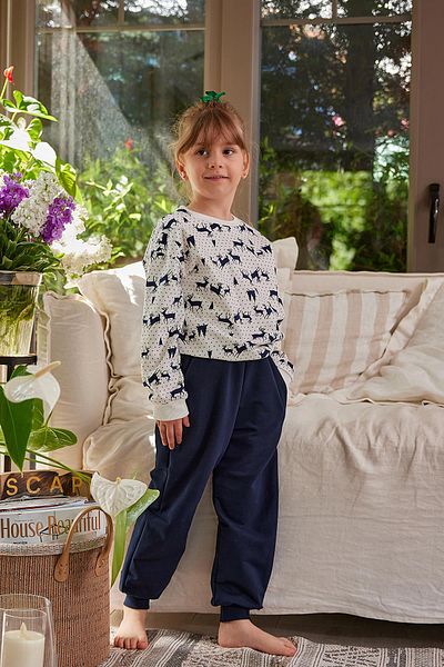 Bonitas Beachwear Пижамен комплект тъмносин ZK24-126263