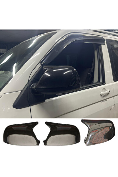 MKG Otomotiv Vw Transporter T6 T7 Batman Yarasa Ayna Kapağı Piona Black ABS 2...