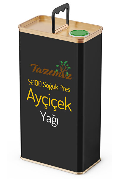 TAZEMİZ Ayçiçek Yağı 5LT - Soğuk Pres