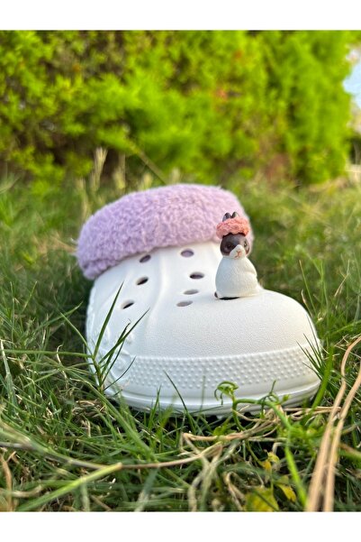 Crocs 3D croc süs/ 3 boyutlu Croc Jibbtiz/ Tavşan terlik süsü