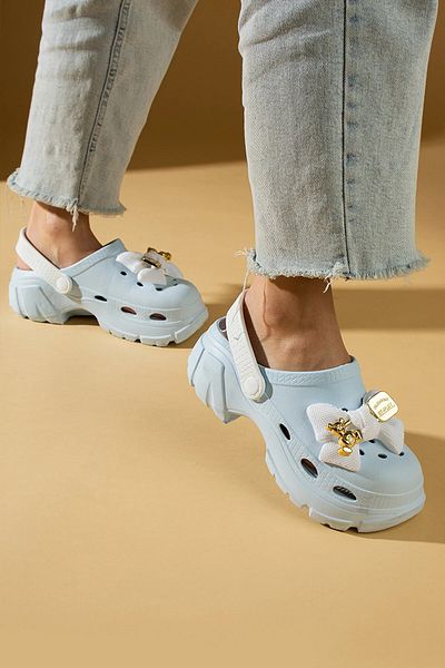 Moda Kadıköy Γυναικείες Μπλε Γυναικείες Eva Sea Beach Doctor Nurse Hospital CoMfort Άνετα σανδάλια Παντόφλες